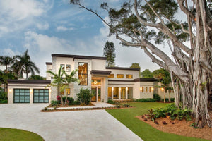 Luxury 4-Bedroom House Plan with Lanai, Elevator & Balcony