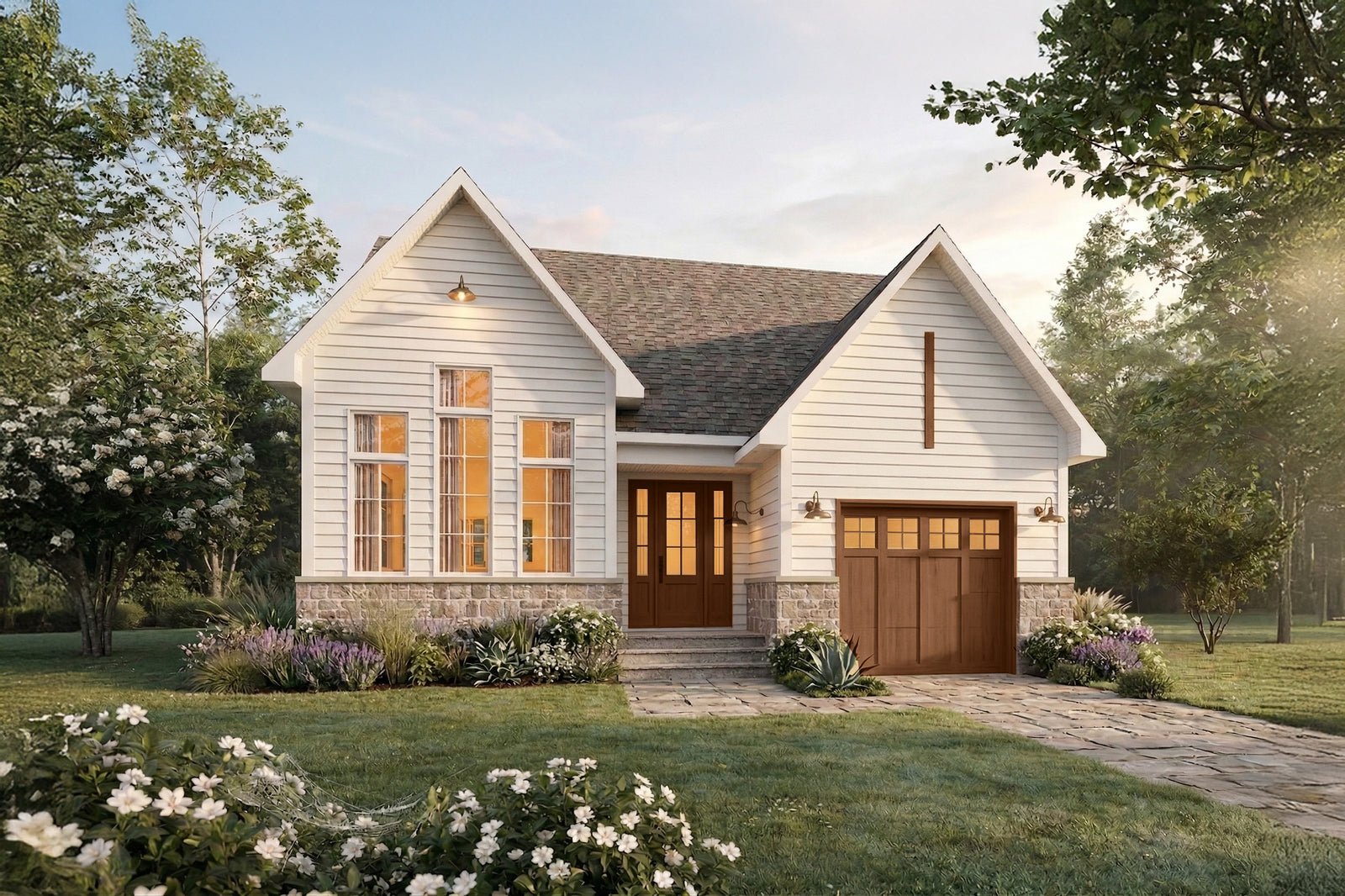 T8033-A Cape Cod House, 2 Bedrooms, 1 Bathroom | Stacy 3211 Exterior