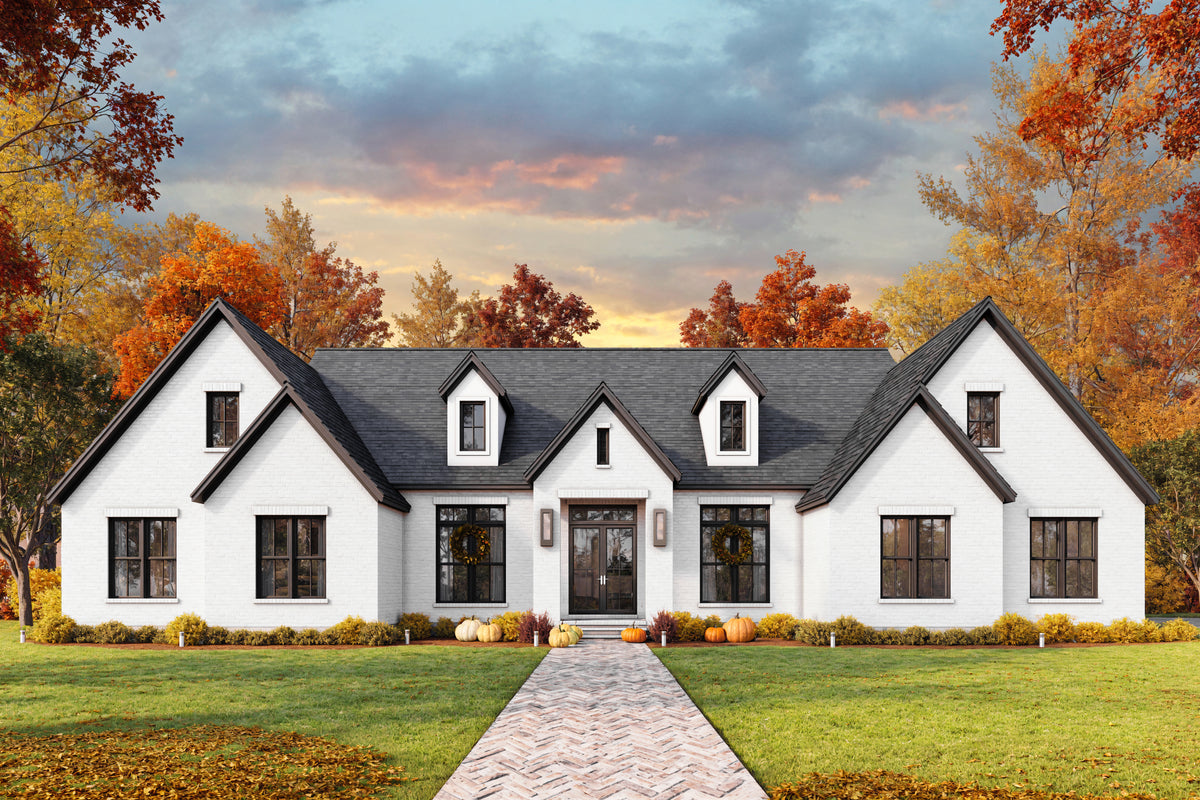 H5394-A Edward Contemporary Farmhouse Exterior-1