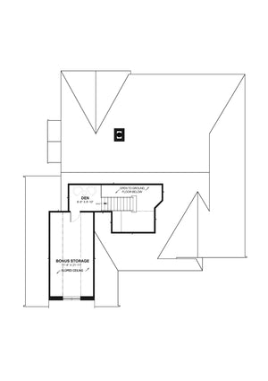 Aldergrove House Plan Second Floor Plan
