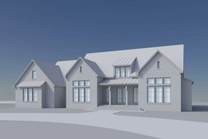 H7570-A Transitional House Grayscale, 4 Bedrooms, 3.5 Bathrooms | Laurelstone House 
