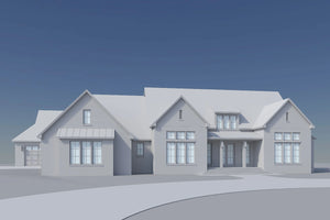 H7570-A Transitional House Grayscale, 4 Bedrooms, 3.5 Bathrooms | Laurelstone House 