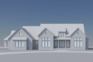 H7570-A Transitional House Grayscale, 4 Bedrooms, 3.5 Bathrooms | Laurelstone House 