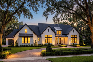 H7570-A Transitional House, 4 Bedrooms, 3.5 Bathrooms | Laurelstone House Exterior-4