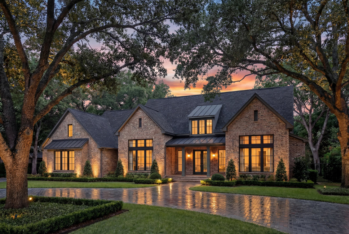 H7570-A Transitional House, 4 Bedrooms, 3.5 Bathrooms | Laurelstone House Exterior-6