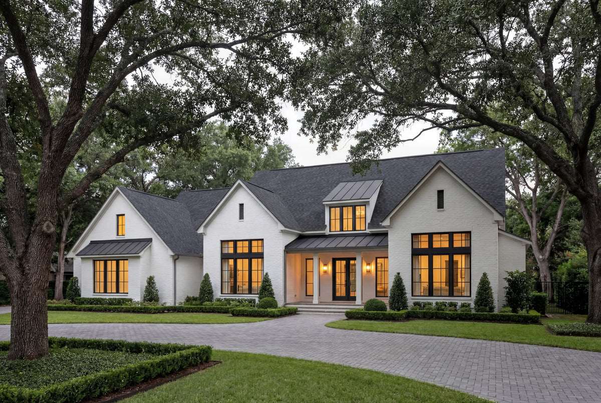 H7570-A Transitional House, 4 Bedrooms, 3.5 Bathrooms | Laurelstone House Exterior-1