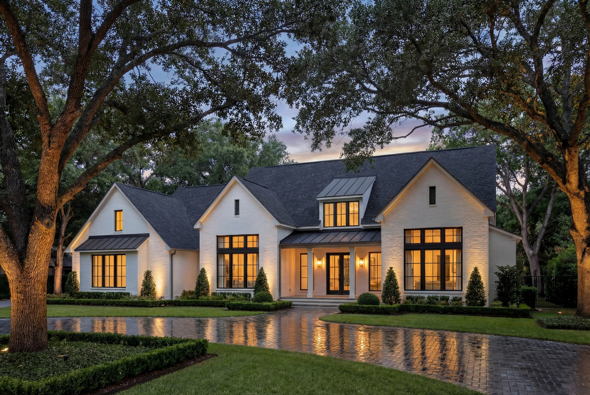 H7570-A Transitional House, 4 Bedrooms, 3.5 Bathrooms | Laurelstone House Exterior-10