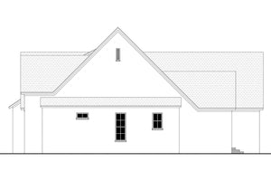 H7570-A Transitional House Right CAD, 4 Bedrooms, 3.5 Bathrooms | Laurelstone House 