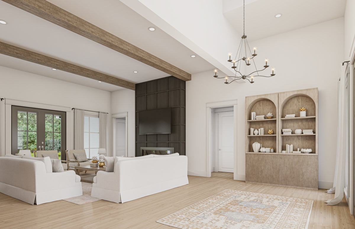 H7570-A Transitional House Dining and Foyer, 4 Bedrooms, 3.5 Bathrooms | Laurelstone House