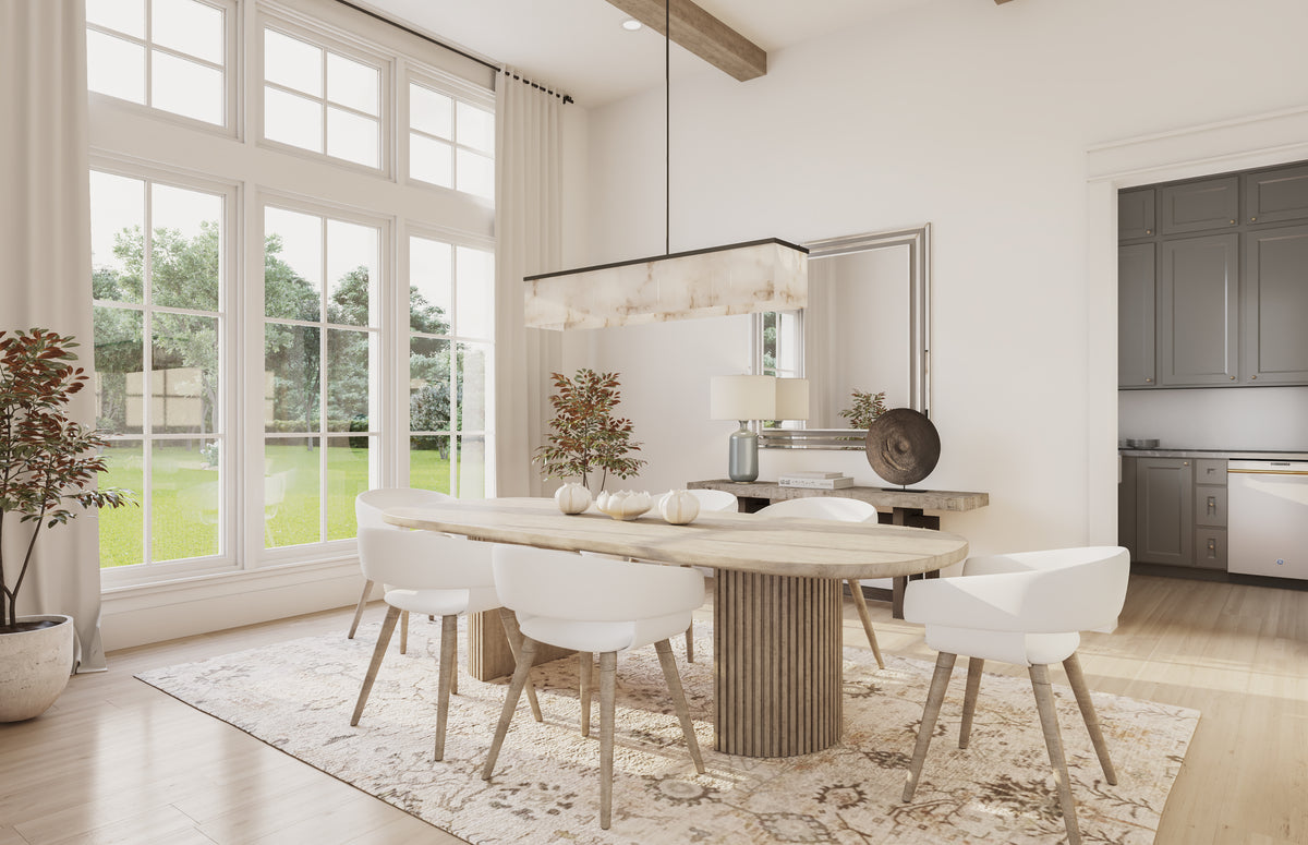 H7570-A Transitional House Dining, 4 Bedrooms, 3.5 Bathrooms | Laurelstone House