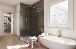 H7570-A Transitional House Master Bathroom, 4 Bedrooms, 3.5 Bathrooms | Laurelstone House
