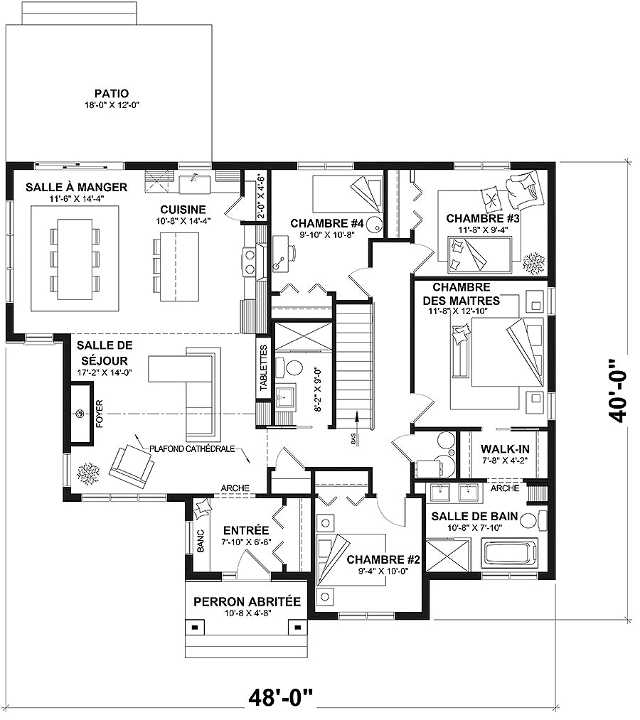 T3153-A Lohan House Optional 
Basement Floor Plan