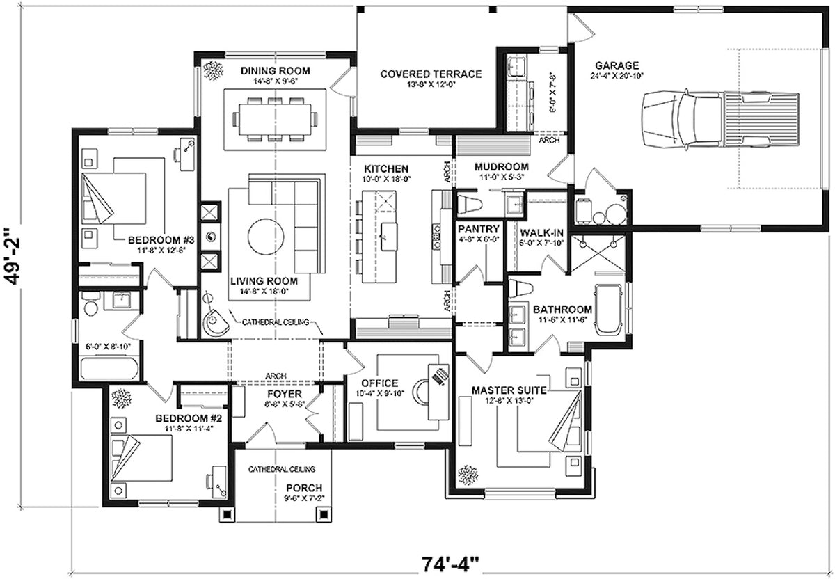 Andrews House First Floor Plan