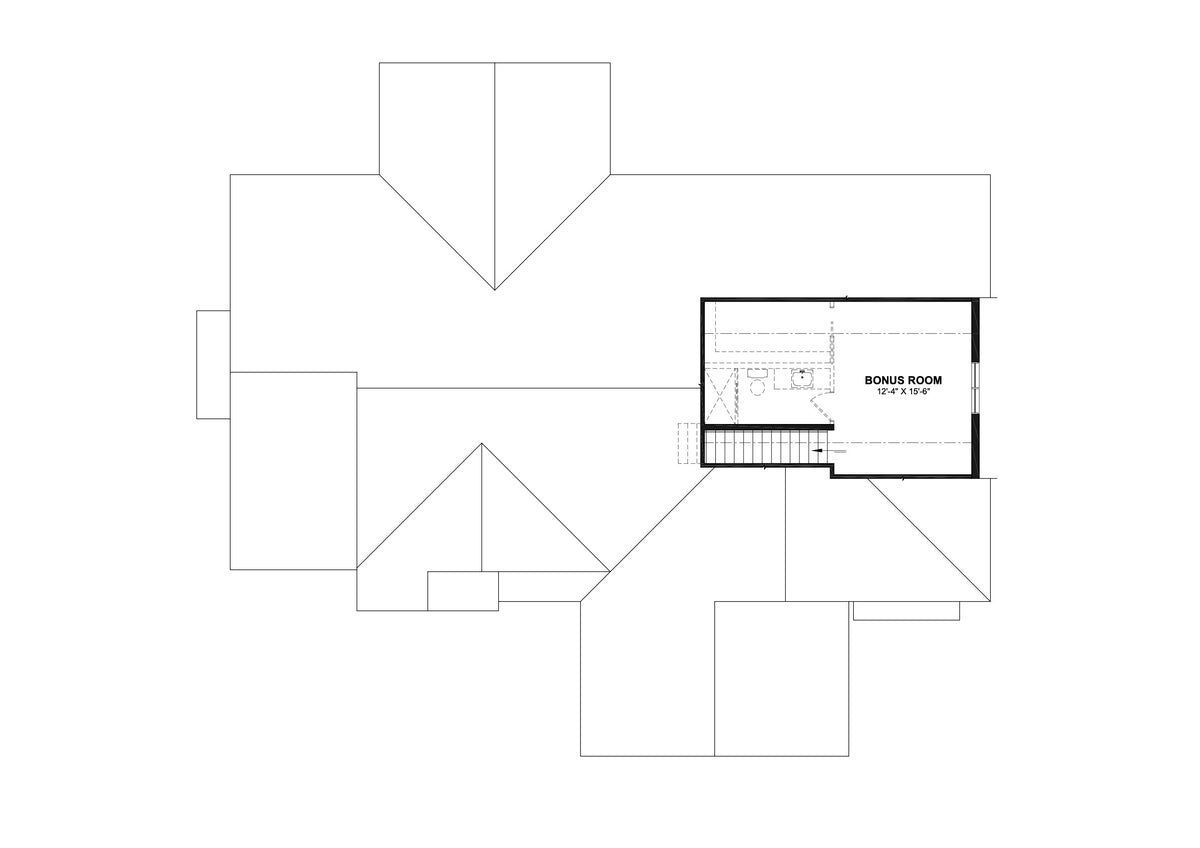 Country Side House Bonus Floor Plan