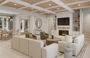 H7265-A Flat Branch House Great Room