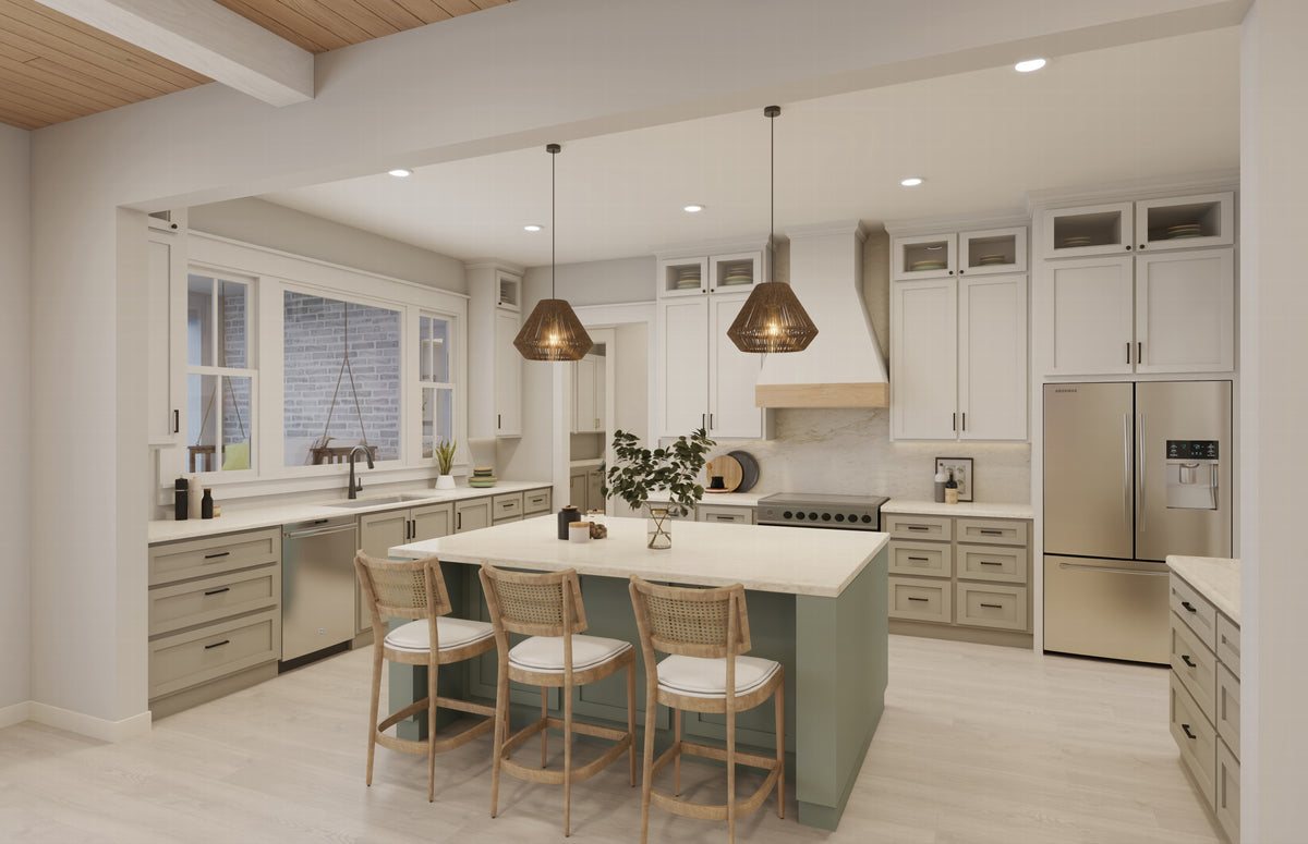 H7265-A Flat Branch House Kitchen