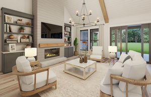 H7272-A Homestead House Great Room