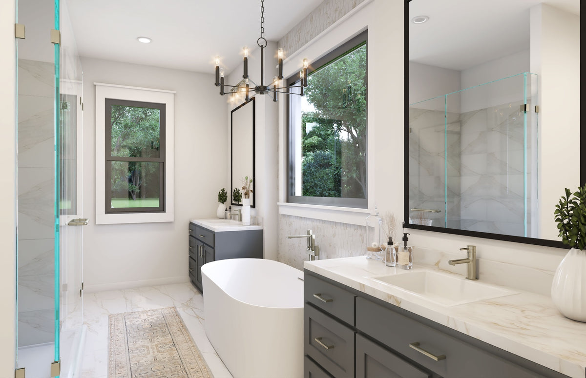 H7272-A Homestead House Master Bathroom