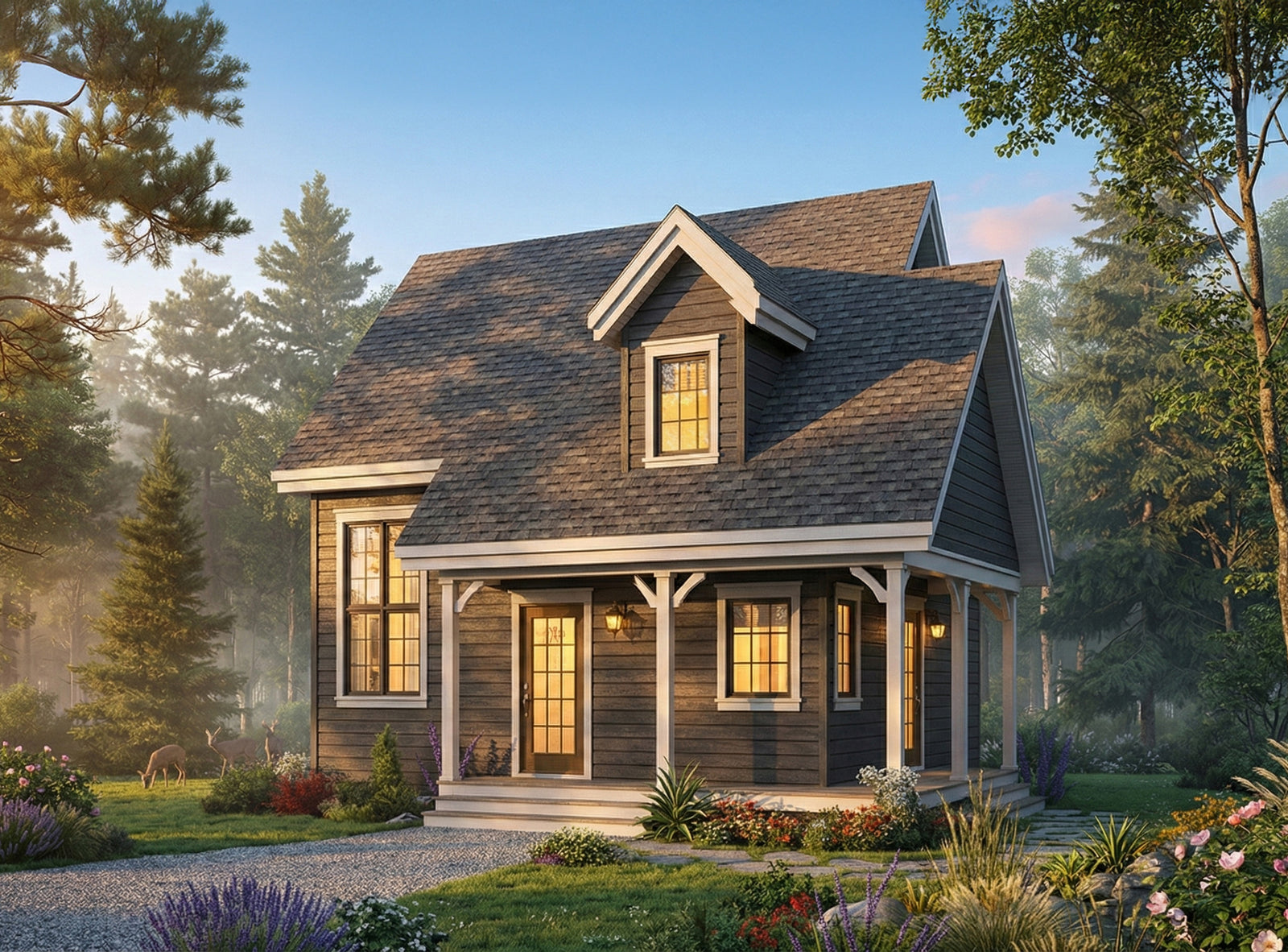 T8031-A Country House, 2 Bedrooms, 2 Bathrooms | Lamarche 3505 Exterior