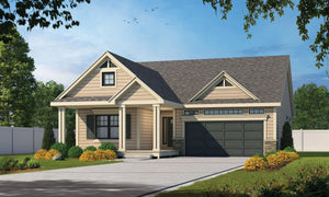 AB7612-A Traditional House, 2 Bedroom, 2 Bathrooms | Lynette Knoll 35106 Exterior