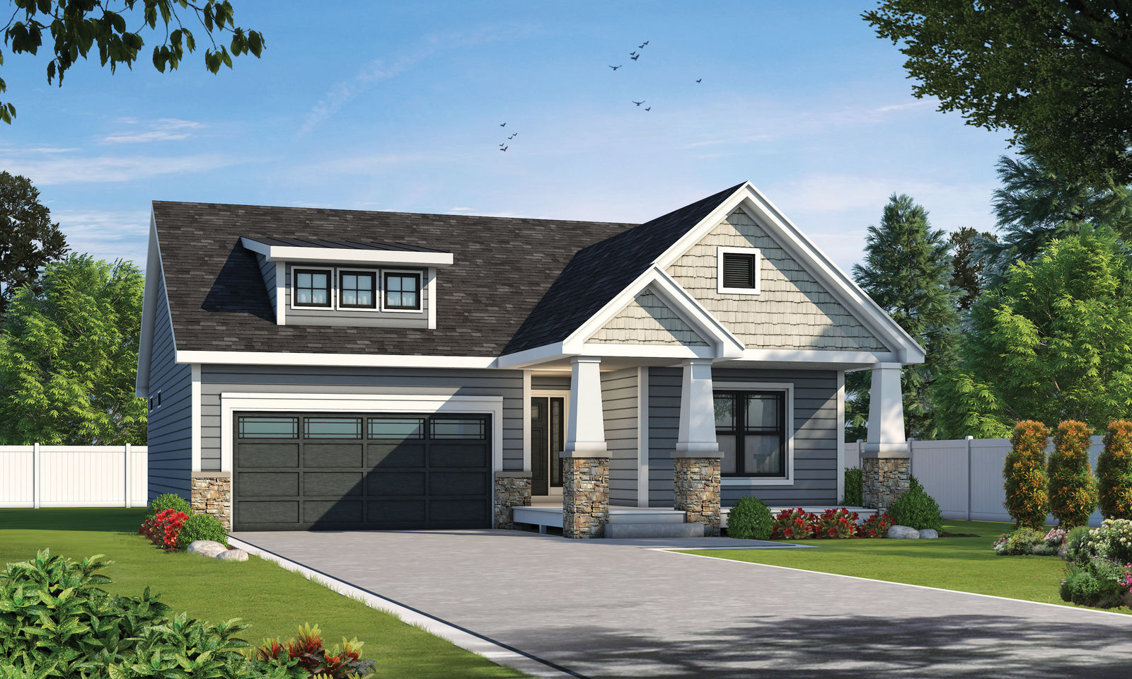 AB7758-A Craftsman House, 2 Bedrooms, 2 Bathrooms | Kate Springs Exterior