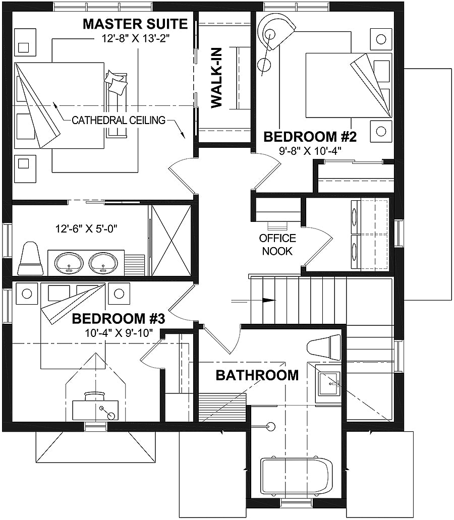 Hazel 2 House Upper Floor Plan