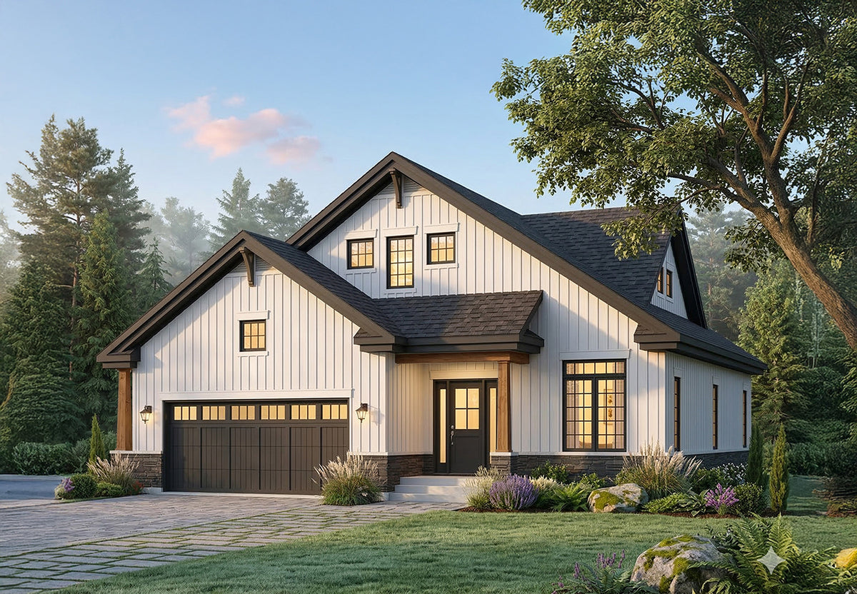 T8032-A Modern Farmhouse, 4 Bedrooms, 2.5 Bathrooms | Cambridge 3608 Exterior