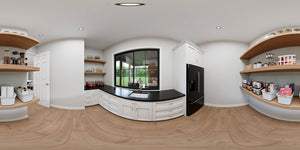 AJ8217-A Modern Farmhouse, 4 Bedrooms, 3.5 Bathrooms | VD1034 House Plan Pantry Panorama