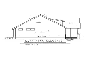 AB7754-A Craftsman House Left Elevation, 2 Bedrooms, 2 Bathrooms | Karsyn Springs