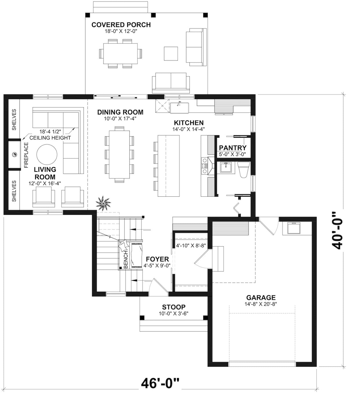 Maveryk House Main Floor Plan