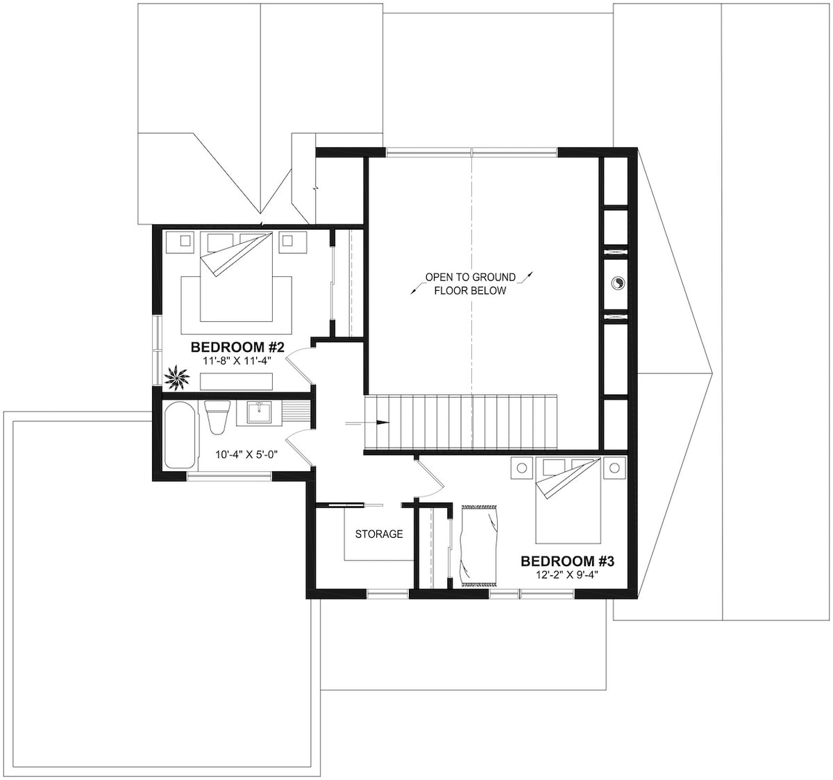 Kayla House Upper Floor Plan