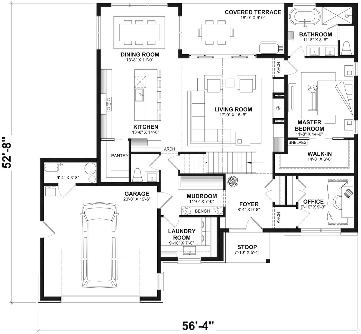 Kayla House Main Floor Plan