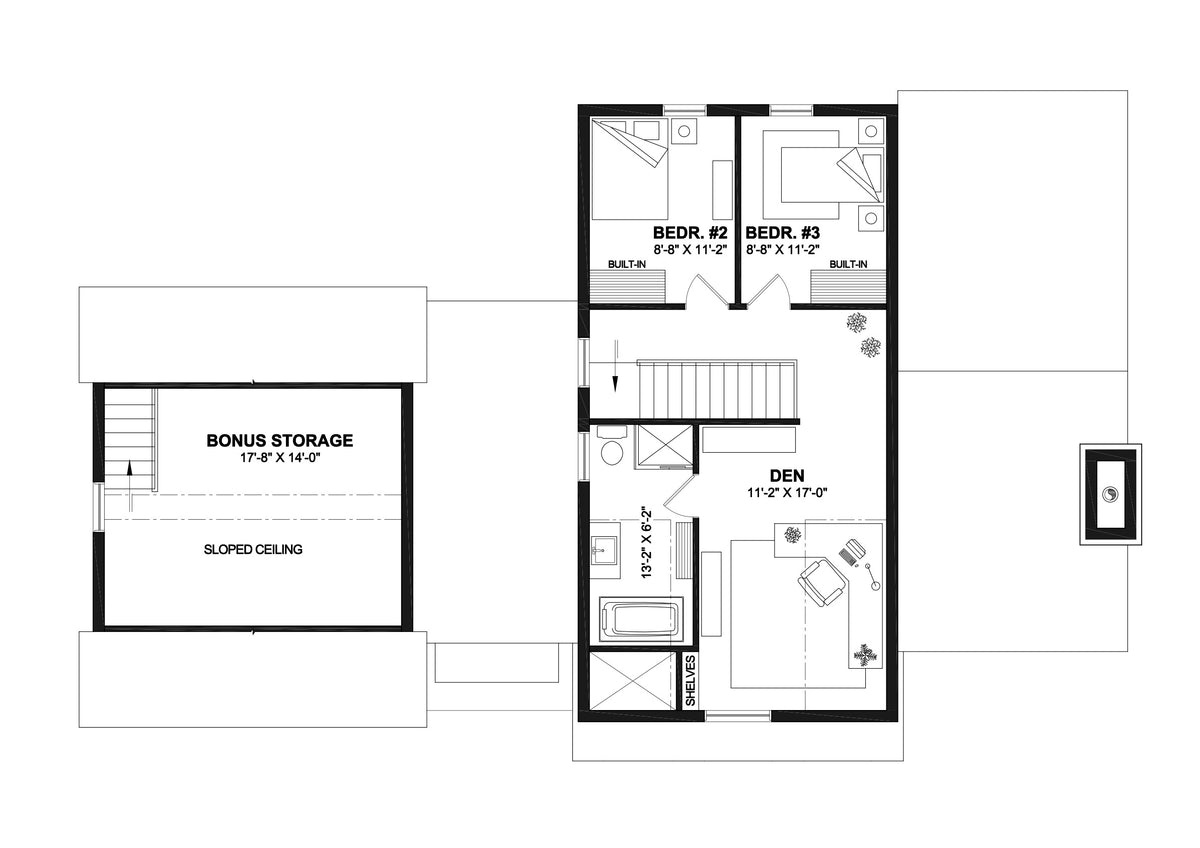 Soho House Upper Floor Plan