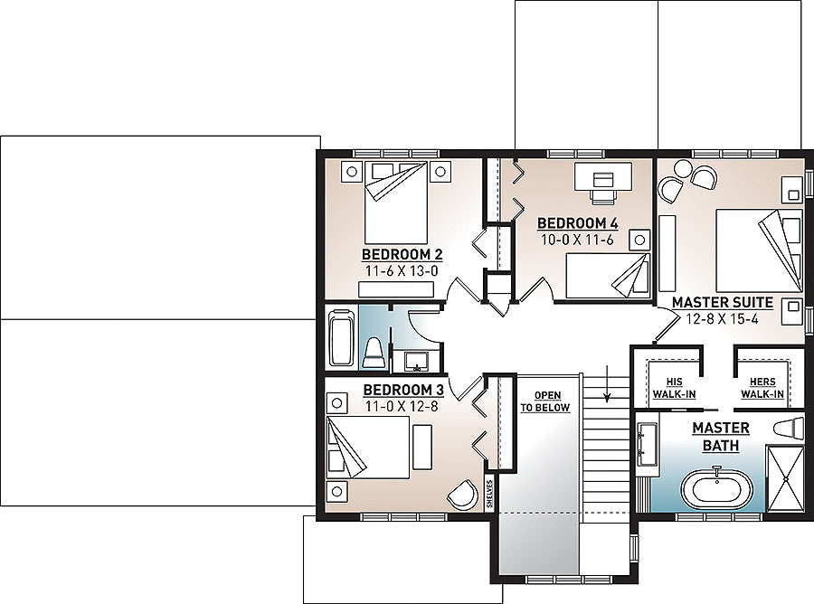 Nikolas 3 House Upper floor Plan