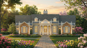 Elegant 3-Bedroom Cape Cod Style Home Plan for Convenient Lifestyle