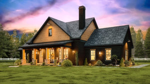 A7555-A Modern Farmhouse, 3 Bedrooms, 2.5 Bathrooms | Wells Manor House Exterior-3