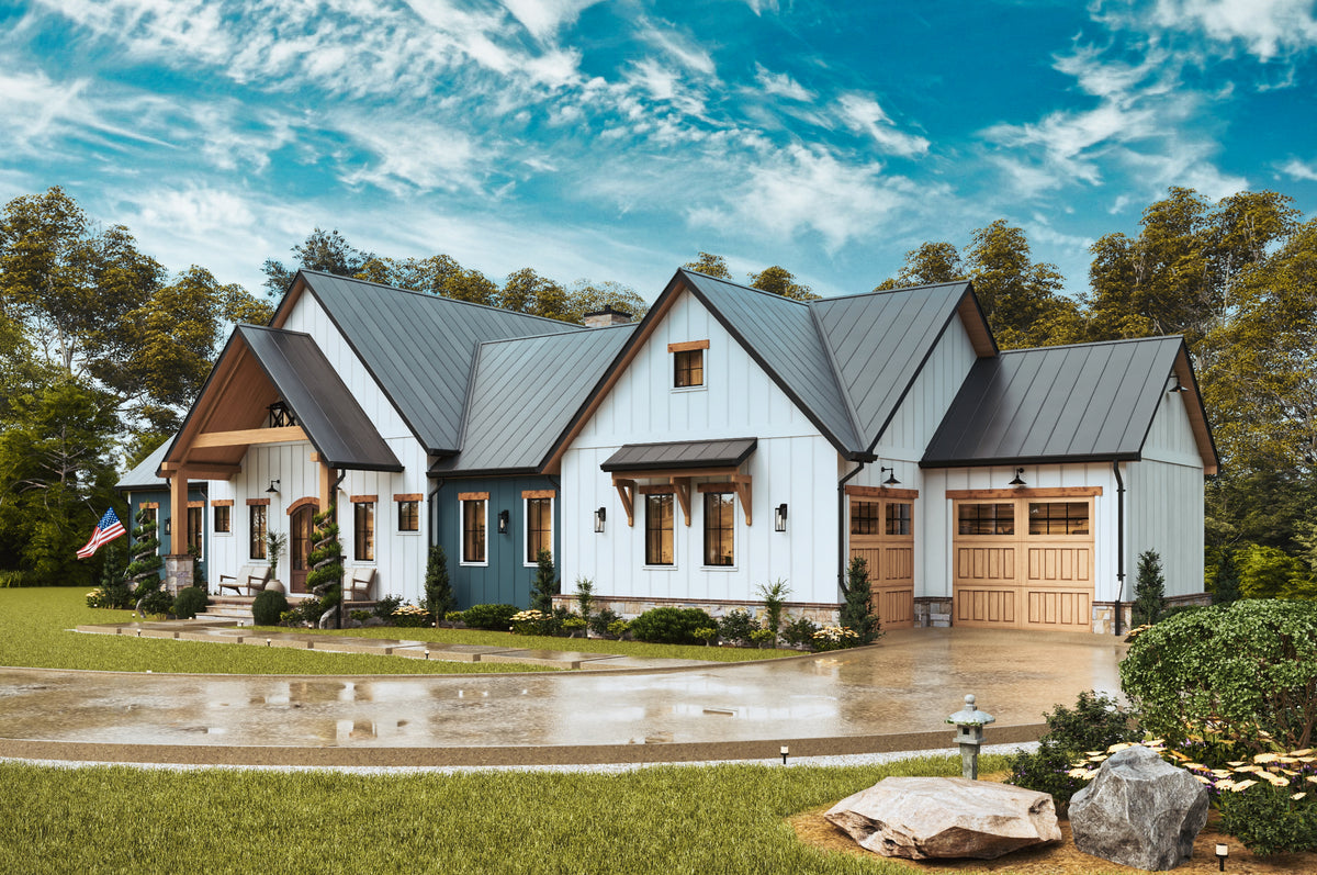 A7897-A Modern Farmhouse 3 Beds, 2 Baths Exterior-6