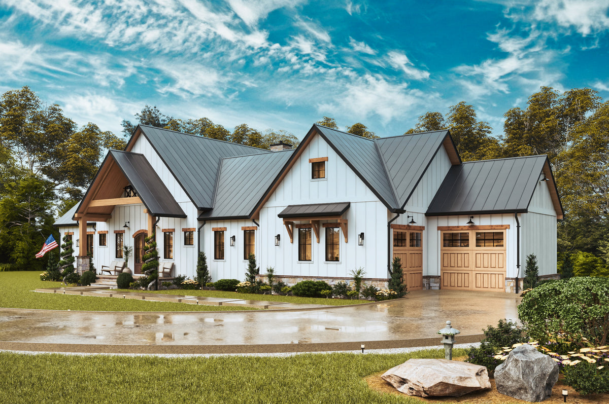 A7897-A Modern Farmhouse 3 Beds, 2 Baths Exterior-9