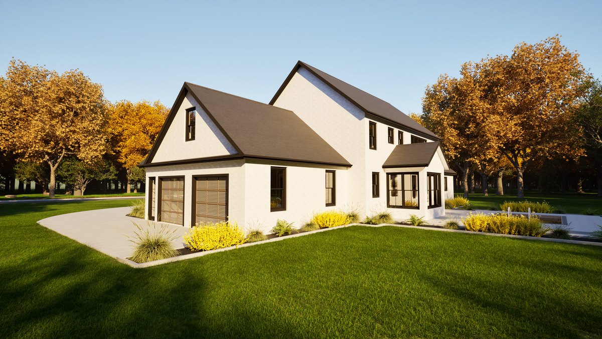 4-Bedroom House Plan with Loft, Bonus Room, and Basement