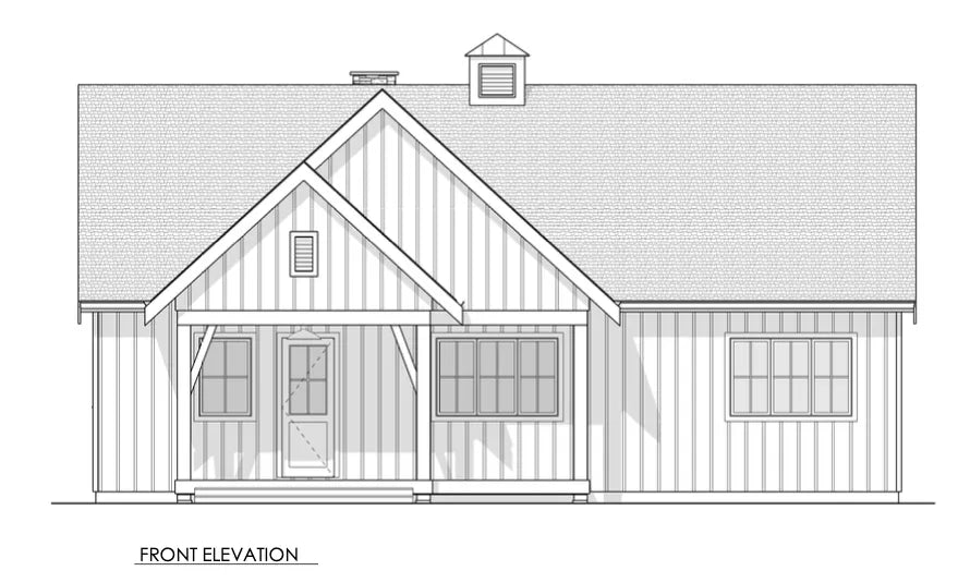 Cottonwood House Plan - Archival Designs House Plans