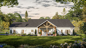 AN7744-A Modern Farmhouse, 4 Bedrooms, 3.5 Bathrooms | Cassidy-6B Exterior-4