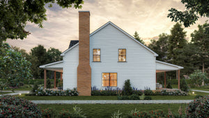 AN7747-A Modern Farmhouse, 3 Bedrooms, 3.5 Bathrooms | Laura-5G Exterior-4