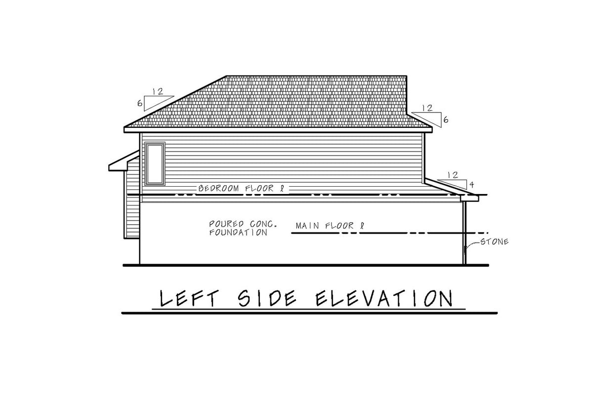 AB7325-A Hurley House Plan Left
