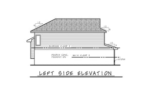 AB7325-A Hurley House Plan Left