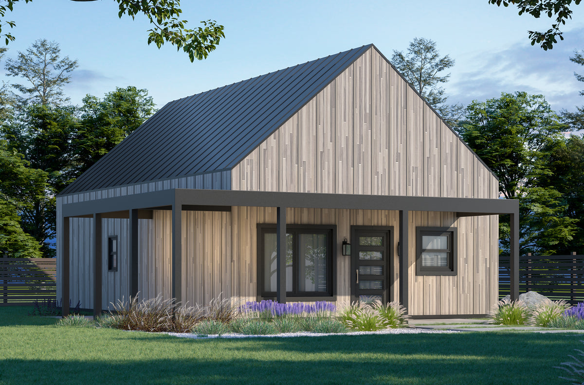 Charming 3-Bedroom Cottage with Porch and Smart Layout