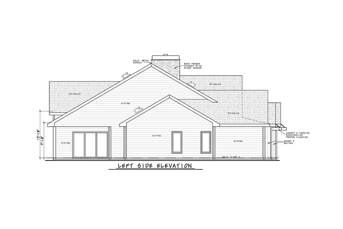 Modern Farmhouse Ranch with Office, Flex Room, and Split Bedrooms