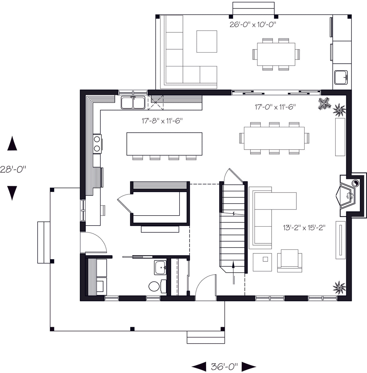 Beausejour 4 House Main floor Plan