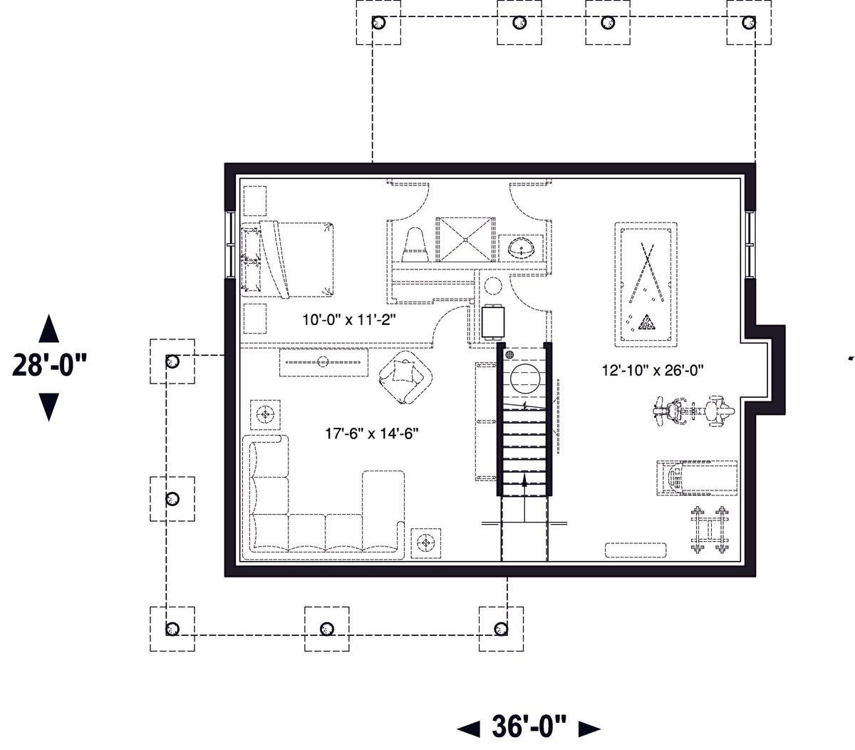 Beausejour 4 House Basement Floor Plan