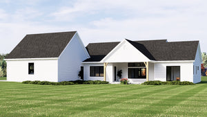 Q8431-A Modern Farmhouse, 2 to 4 Bedrooms, 2 to 3 Bathrooms | 2168 House Plan Exterior-5