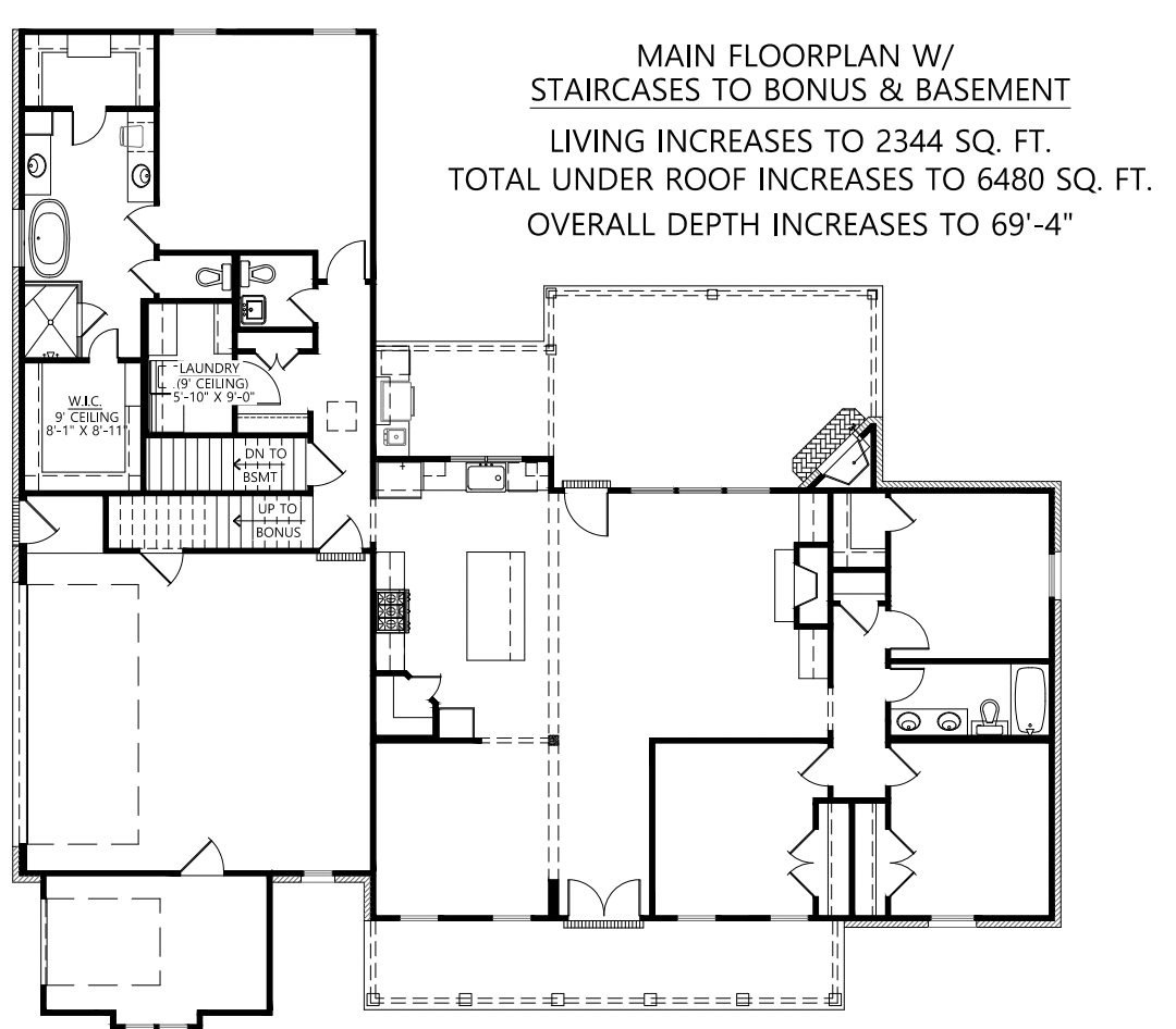 Hickory Ridge House Plan - Archival Designs House Plans, floor plan